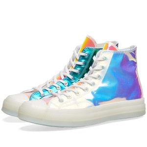 Iridescent Converse High Tops